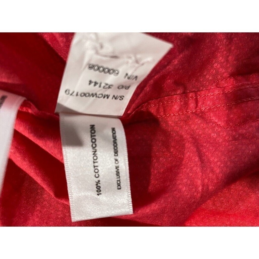 Cutter & Buck - Red short sleeve button up shirt 100% Cotton men's size Large - Picture 5 of 8